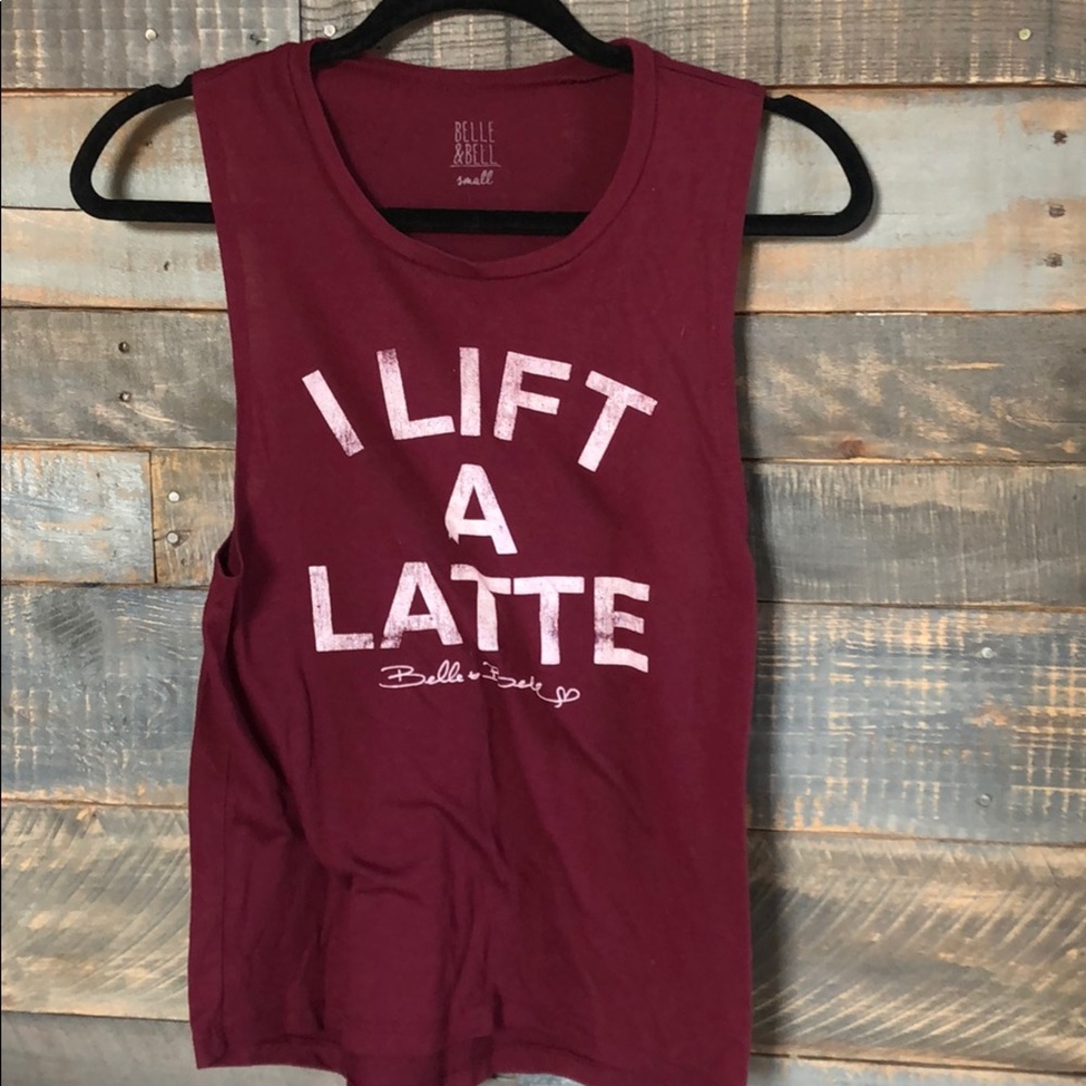 Lift A Latte muscle tank